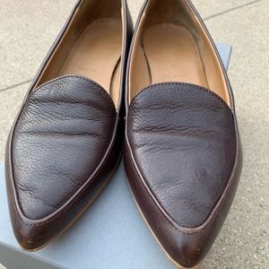 Everlane Modern Point Burgundy brown